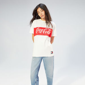 Tommy Hilfiger dámské bílé tričko Coca Cola